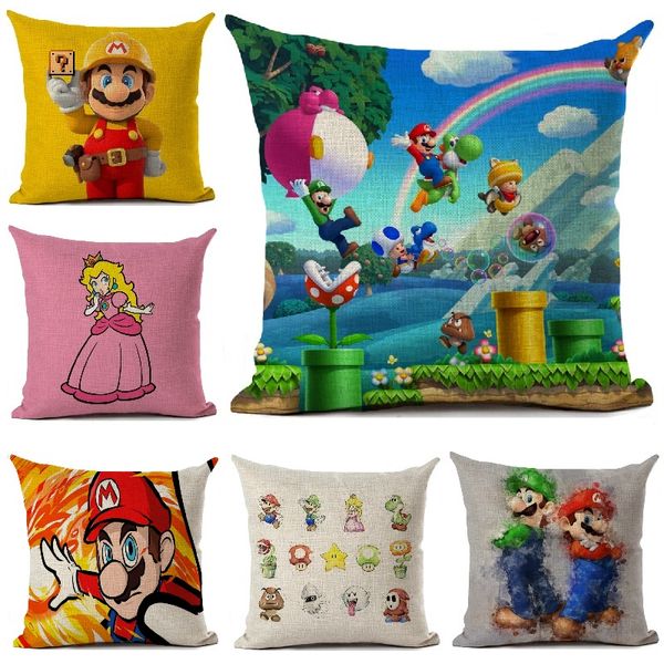 classic game super mario cushion cover cotton linen pillow cover living room sofa throw pillows home decoration pillowcases
classic game super mario cushion cover cotton linen pillow cover living room sofa throw pillows home decoration pillowcases