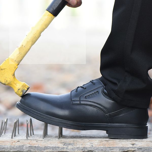 new style men luxury fashion steel toe caps work safety shoes genuine leather worker shoe tooling security boots seguridad mans, Black
new style men luxury fashion steel toe caps work safety shoes genuine leather worker shoe tooling security boots seguridad mans, Black