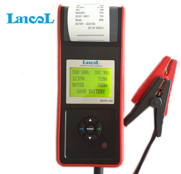 new arrival 12v automotive battery tester micro-568 with printer diagnostic battery cca
new arrival 12v automotive battery tester micro-568 with printer diagnostic battery cca