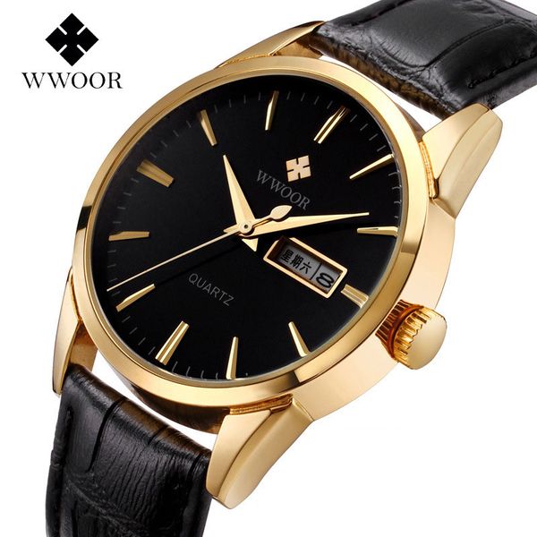 men watches wwoor brand men quartz watches fashion leather strap wristwatches waterproof calendar reloj hombre, Slivery;brown
men watches wwoor brand men quartz watches fashion leather strap wristwatches waterproof calendar reloj hombre, Slivery;brown
