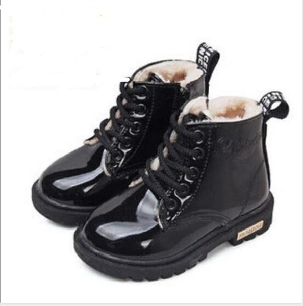 winter childrens shoes kids martin boots high sneakers pu leather boy girls baby snow boots size 21-35, Black;grey
winter childrens shoes kids martin boots high sneakers pu leather boy girls baby snow boots size 21-35, Black;grey