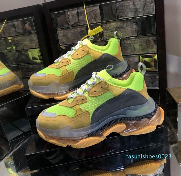 2019 new triple-s leisure shoes dad shoes platform triple s fashion casual shoes for men women vintage kanye old grandpa trainer c23, Black
2019 new triple-s leisure shoes dad shoes platform triple s fashion casual shoes for men women vintage kanye old grandpa trainer c23, Black