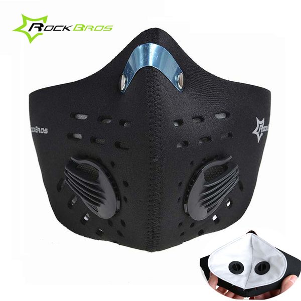 rockbros sport face mask pm 2.5 dust proof cycling mask activated carbon filter running face shield training bicycle bike, Black
rockbros sport face mask pm 2.5 dust proof cycling mask activated carbon filter running face shield training bicycle bike, Black