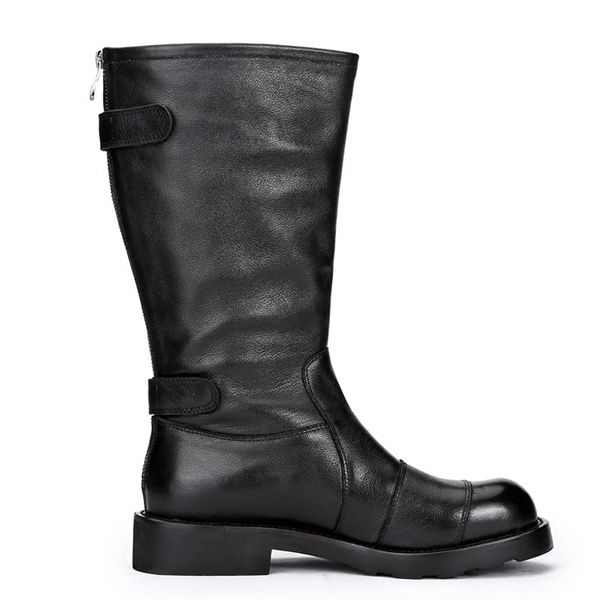 2019 hand piece 12 inch round tide head bottomed genuine leather boots bulk harley riding boots outdoor motorcycle boots, Black
2019 hand piece 12 inch round tide head bottomed genuine leather boots bulk harley riding boots outdoor motorcycle boots, Black