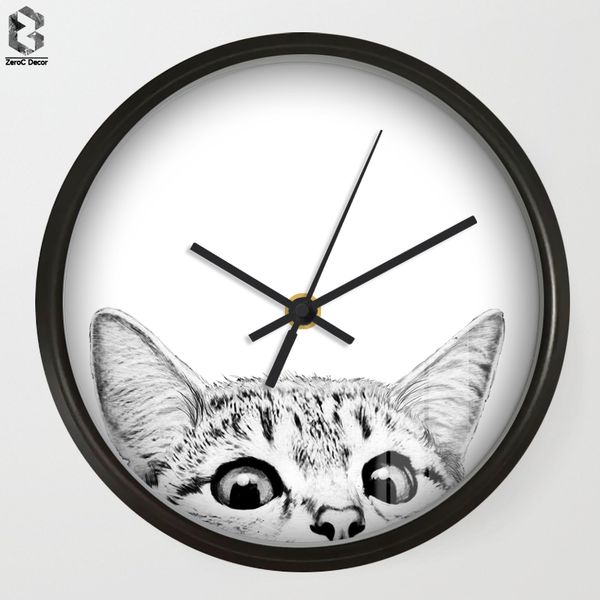 chic art wall clock cute cat for living room wall decor, table decorative mute quartz clocks scandinavia saat home decoration
chic art wall clock cute cat for living room wall decor, table decorative mute quartz clocks scandinavia saat home decoration