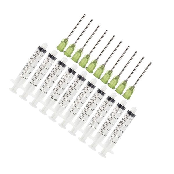 wholesale 10ml syringes with 14ga 1.5'' blunt tip needle - great for glue applicator, oil dispensing
wholesale 10ml syringes with 14ga 1.5'' blunt tip needle - great for glue applicator, oil dispensing