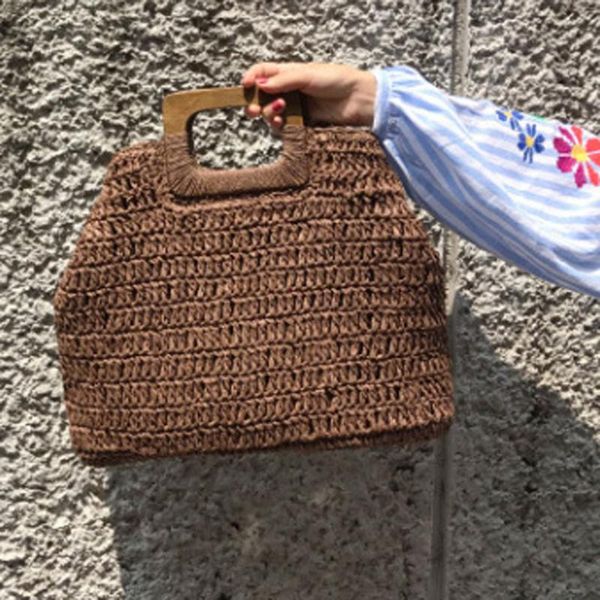 handbag new hand woven bag women large capacity handbags solid color retro beach purse female summer straw bags bolsa feminina 
handbag new hand woven bag women large capacity handbags solid color retro beach purse female summer straw bags bolsa feminina