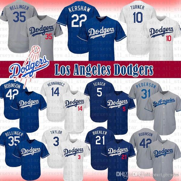 35 Cody Bellinger 10 Justin Turner Dodgers Baseball Jersey Los Angeles 22 Clayton Kershaw 5 Seager Hernandez Robinson Pederson Guerrero Jr.
35 Cody Bellinger 10 Justin Turner Dodgers Baseball Jersey Los Angeles 22 Clayton Kershaw 5 Seager Hernandez Robinson Pederson Guerrero Jr.