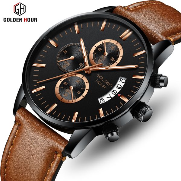goldenhour fashion leather sport waterproof men watch mens army quartz wrist watches relogio masculino, Slivery;brown
goldenhour fashion leather sport waterproof men watch mens army quartz wrist watches relogio masculino, Slivery;brown