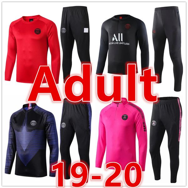 19 20 marseille mens trainers soccer tracksuit 2019 2020 marseill mbappe hazard survêtement de football training suit jogging chandal futbol, Black
19 20 marseille mens trainers soccer tracksuit 2019 2020 marseill mbappe hazard survêtement de football training suit jogging chandal futbol, Black