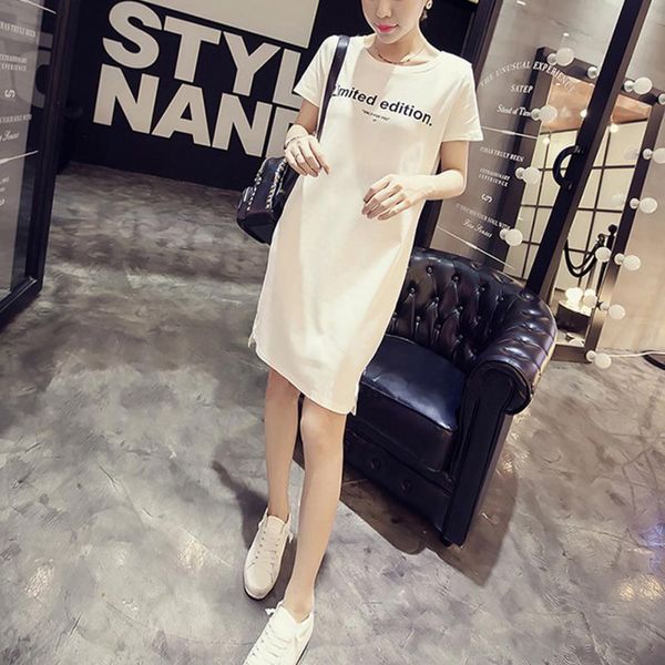 summer letter print tee dress women korean black long tees t-shirts casual dresses female harajuku plus size vestido ing, Black;gray
summer letter print tee dress women korean black long tees t-shirts casual dresses female harajuku plus size vestido ing, Black;gray