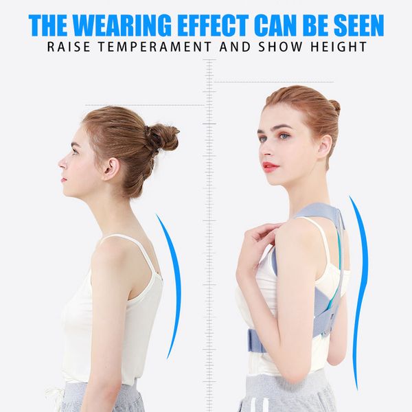 posture corrector for women and men approved upper back brace comfortable support device for shoulder neck pain relief, White;black
posture corrector for women and men approved upper back brace comfortable support device for shoulder neck pain relief, White;black