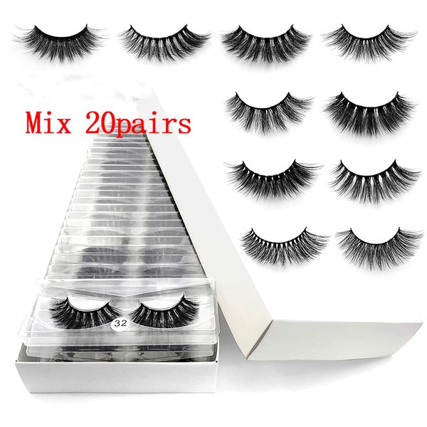 new 20 pcs lashes in bulk mix 10 styles 3d mink lashes wholesale eyelashes natural mink eyelashes false makeup
new 20 pcs lashes in bulk mix 10 styles 3d mink lashes wholesale eyelashes natural mink eyelashes false makeup