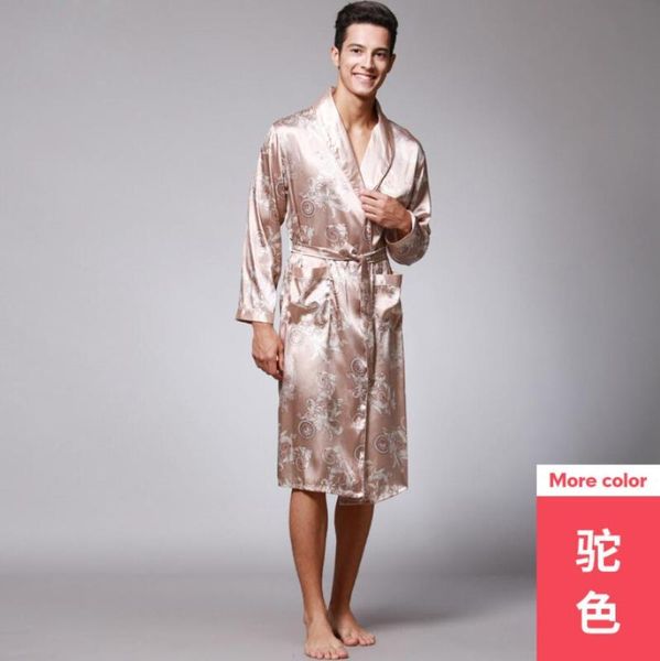 new chinese men's kaftan traditional male sleepwear nightwear kimono home robe, Black;brown
new chinese men's kaftan traditional male sleepwear nightwear kimono home robe, Black;brown