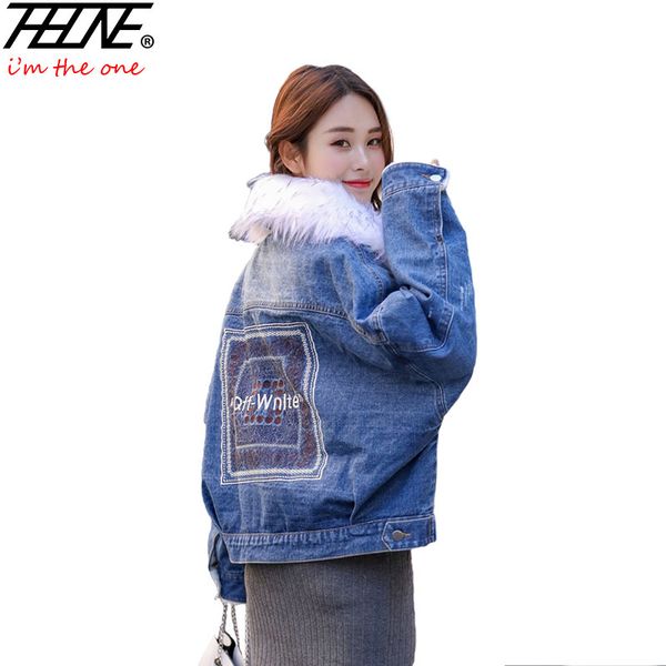 thhone winter jacket women parka abrigos mujer invierno denim jackets puffer overcoats fleece faux fur winter coat jeans women, Black
thhone winter jacket women parka abrigos mujer invierno denim jackets puffer overcoats fleece faux fur winter coat jeans women, Black