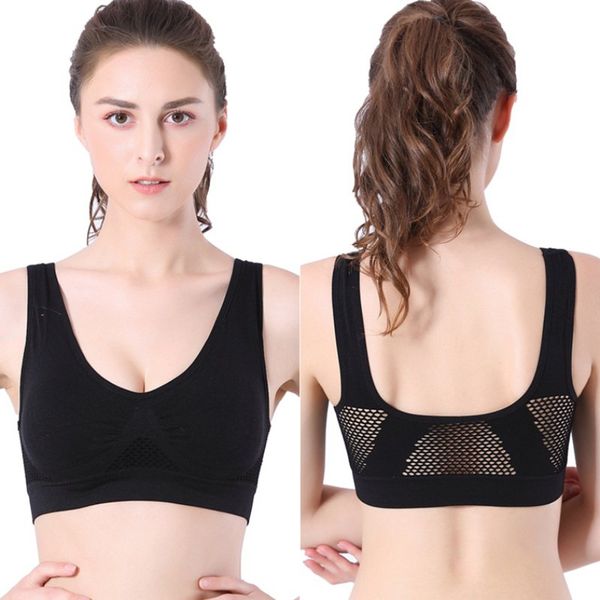 women breathable vest fitness bra venting u-shaped beauty back running dance underwear fixed shoulder strap, White;black
women breathable vest fitness bra venting u-shaped beauty back running dance underwear fixed shoulder strap, White;black