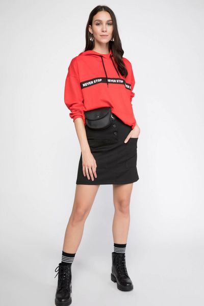 defacto woman winter black all-match mini skirts women casual straight knitted skirt button decors skirts-k2117az18wn
defacto woman winter black all-match mini skirts women casual straight knitted skirt button decors skirts-k2117az18wn