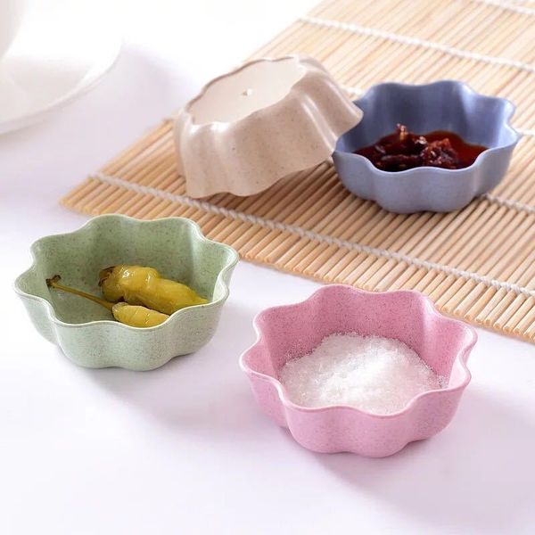 wheat straw small dishes round/heart/flower shaped mini bowls soy sauce fruit plate kitchen tableware
wheat straw small dishes round/heart/flower shaped mini bowls soy sauce fruit plate kitchen tableware