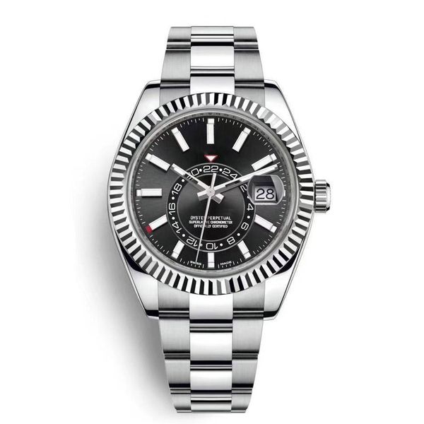 master made mens watch 42mm black multi time zone dial sapphire glass luminous needles automatic mechanical fashion mens wristwatches, Slivery;brown
master made mens watch 42mm black multi time zone dial sapphire glass luminous needles automatic mechanical fashion mens wristwatches, Slivery;brown