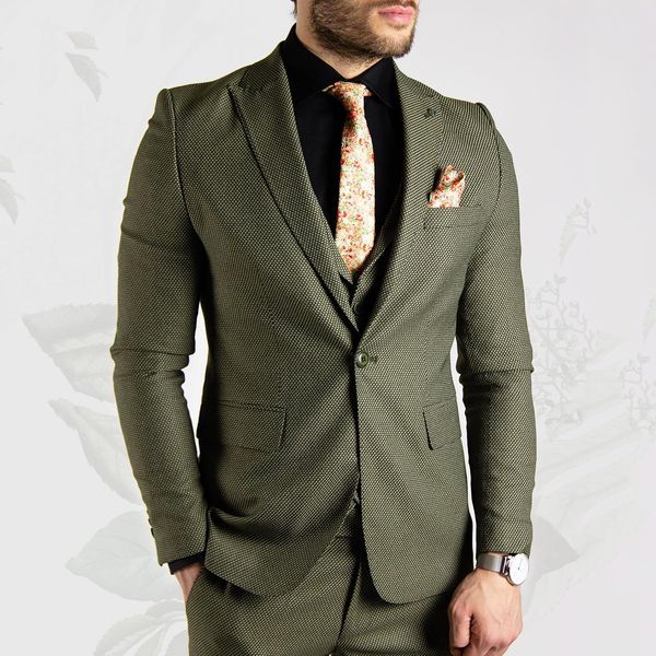 hunter green wedding groom tuxedos handsome slim fit pants suits prom party mens formal wear blazer (jacket+vest+pants), Black;gray
hunter green wedding groom tuxedos handsome slim fit pants suits prom party mens formal wear blazer (jacket+vest+pants), Black;gray