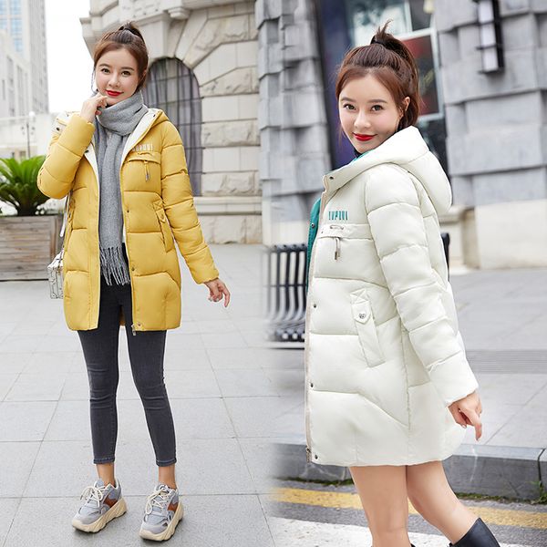 2019 new hooded down cotton padded long down jacket women winter jacket women slim red black coat
2019 new hooded down cotton padded long down jacket women winter jacket women slim red black coat
