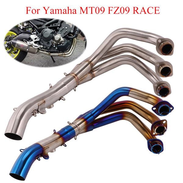 motorcycle complete exhaust link pipe stainless steel header front link tube for mt09 mt-09 fz09 dirt bike escape modify
motorcycle complete exhaust link pipe stainless steel header front link tube for mt09 mt-09 fz09 dirt bike escape modify