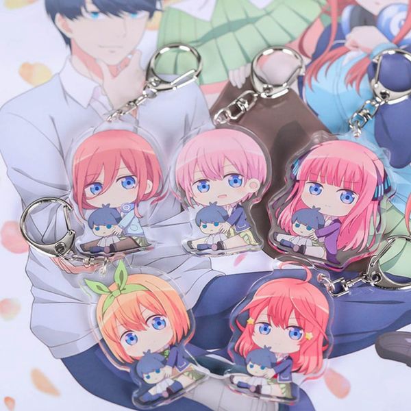 1pc anime go-toubun no hanayome the quintuplets nakano miku loli acrylic figure keychain pendants gifts, Silver
1pc anime go-toubun no hanayome the quintuplets nakano miku loli acrylic figure keychain pendants gifts, Silver