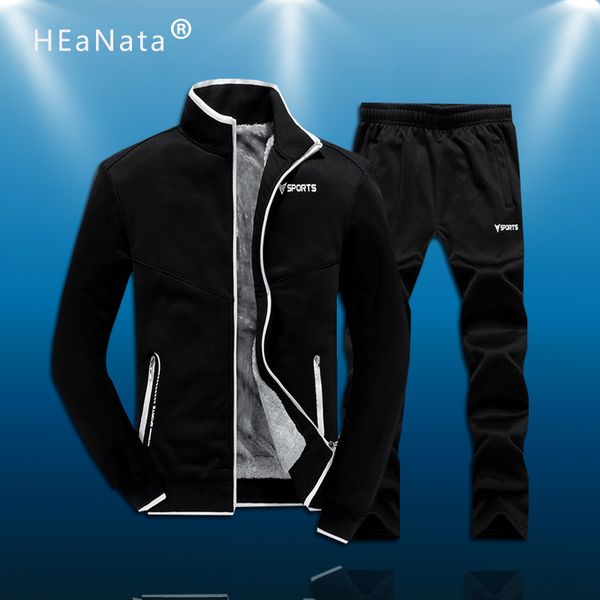 6xl men's thicken training sports suit printing winter fleece warm sweatshirts running set tracksuit men sportwear, White;black
6xl men's thicken training sports suit printing winter fleece warm sweatshirts running set tracksuit men sportwear, White;black