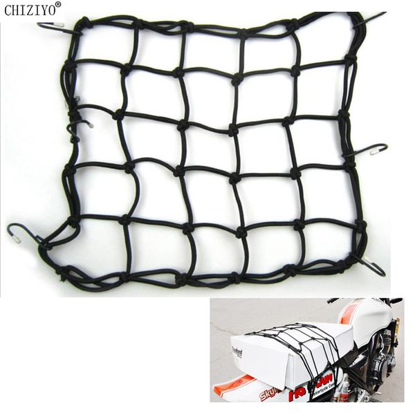 40*40cm universal motorcycle luggage net cargo net helmet rope storage bag fuel tank mesh adjustable with 6 hooks chiziyo
40*40cm universal motorcycle luggage net cargo net helmet rope storage bag fuel tank mesh adjustable with 6 hooks chiziyo