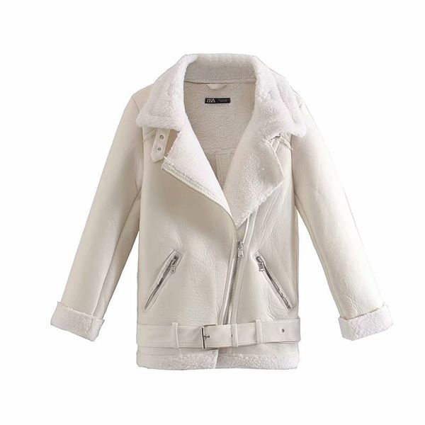 2019 europe and america winter new style fur berber fleece joint thick leather coat coat women's 296924, Black;white
2019 europe and america winter new style fur berber fleece joint thick leather coat coat women's 296924, Black;white