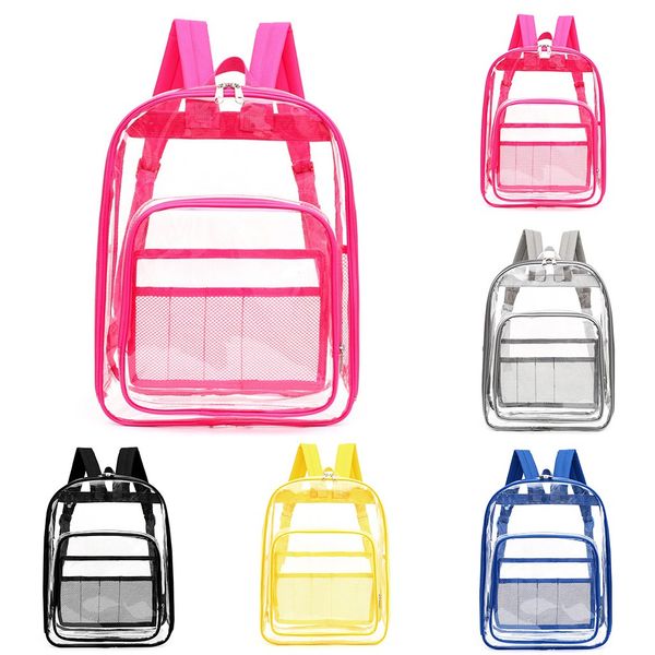 women ladies girls jelly bag transparent shoulder backpack students school travel bag#25
women ladies girls jelly bag transparent shoulder backpack students school travel bag#25