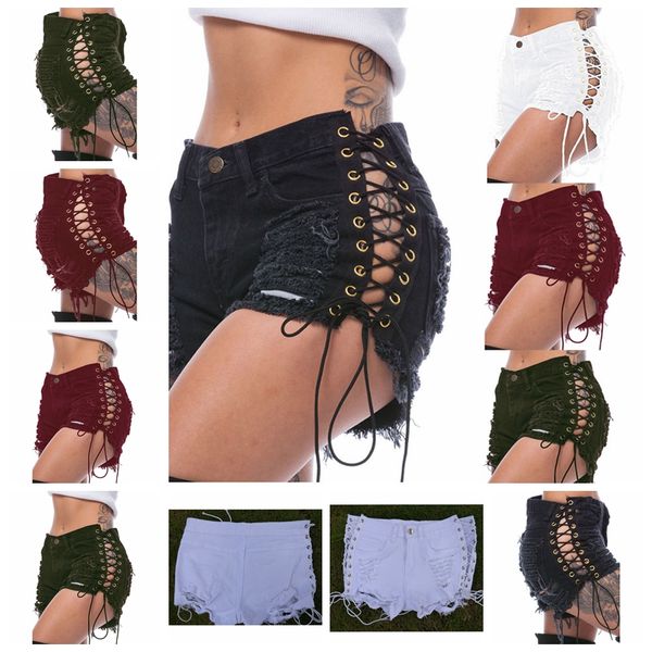 explosive beggar cuffed denim shorts side corn bandage pants s m xl xxl xxxl support mixed batch, White;black
explosive beggar cuffed denim shorts side corn bandage pants s m xl xxl xxxl support mixed batch, White;black