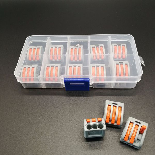 10pcs 3pin 222-413 универсальный разъем провода ptc-213 push-клеммная колодка mini fast wire разъемы
10pcs 3pin 222-413 универсальный разъем провода ptc-213 push-клеммная колодка mini fast wire разъемы