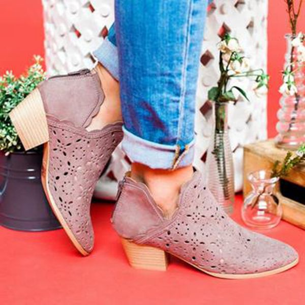 monerffi women boots 2019 spring hollow out leather ankle boots for women zipper casual shoes botines mujer, Black
monerffi women boots 2019 spring hollow out leather ankle boots for women zipper casual shoes botines mujer, Black