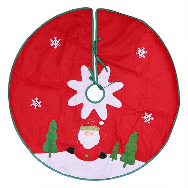 90cm 1pcs non-woven christmas tree christmas decorations for home red and white snowflakes skirt
90cm 1pcs non-woven christmas tree christmas decorations for home red and white snowflakes skirt