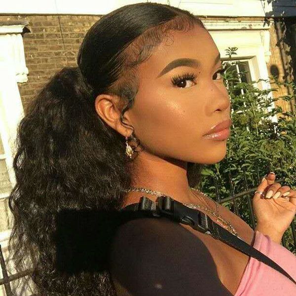 afro ponytail wavy curly drawstring ponytail dark brown color hair extensions 160g drawstring curly ponytail for women, Black
afro ponytail wavy curly drawstring ponytail dark brown color hair extensions 160g drawstring curly ponytail for women, Black