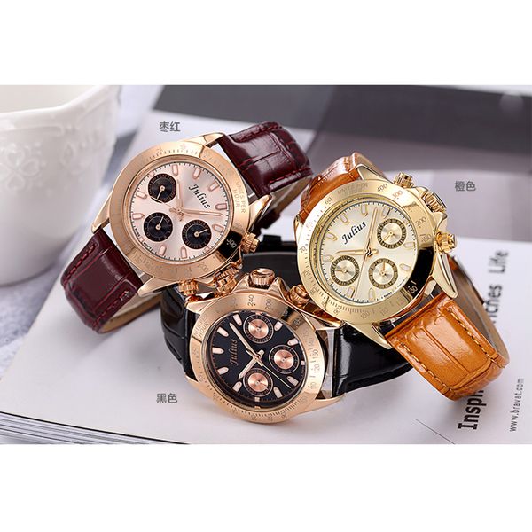 sale special deal multi-function isa quartz date week mov't women's watch julius leather hours girl's gift no box, Slivery;brown
sale special deal multi-function isa quartz date week mov't women's watch julius leather hours girl's gift no box, Slivery;brown