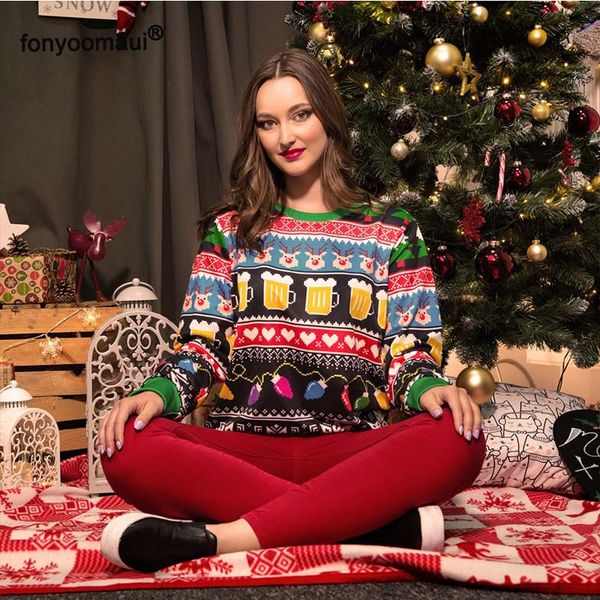 x-mas new year 3d digital printed round neck sweatshirts christmas casual pullover coats for women men plus size, Black
x-mas new year 3d digital printed round neck sweatshirts christmas casual pullover coats for women men plus size, Black