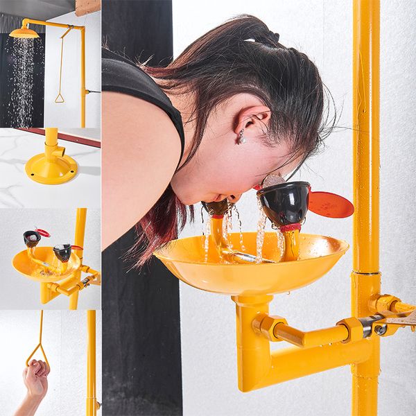 onyzpily stainless steel compound eye washer emergency spray vertical shower shower eye washing machine
onyzpily stainless steel compound eye washer emergency spray vertical shower shower eye washing machine