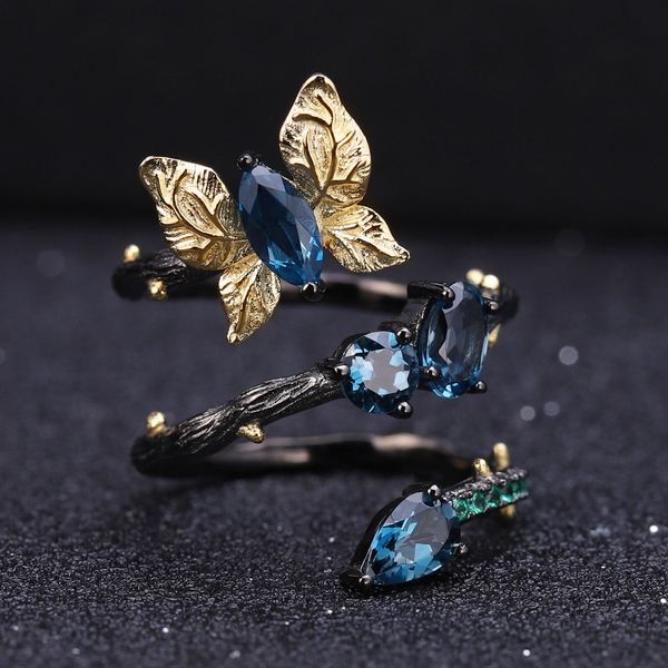 gem's ballet 4.67ct natural london blue z 925 sterling silver handmade butterfly branch ring earrings jewelry sets for women
gem's ballet 4.67ct natural london blue z 925 sterling silver handmade butterfly branch ring earrings jewelry sets for women