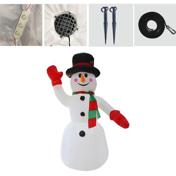 2.4 m inflatable snowman portable props home outdoor toy figure holiday kids santa claus courtyard christmas decoration party
2.4 m inflatable snowman portable props home outdoor toy figure holiday kids santa claus courtyard christmas decoration party