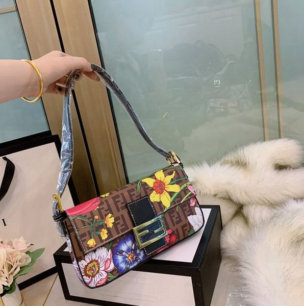 2020 handbags purses women crossbody bag flower shoulder bags messenger bag bag wallet clutch bags totes -12425, Black