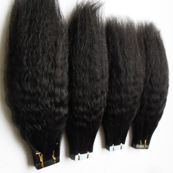 kinky straight tape in human hair extensions 80pcs 200g 10 to 26 inch coarse yaki double sided natural human hair pu hair extensions, Black
kinky straight tape in human hair extensions 80pcs 200g 10 to 26 inch coarse yaki double sided natural human hair pu hair extensions, Black