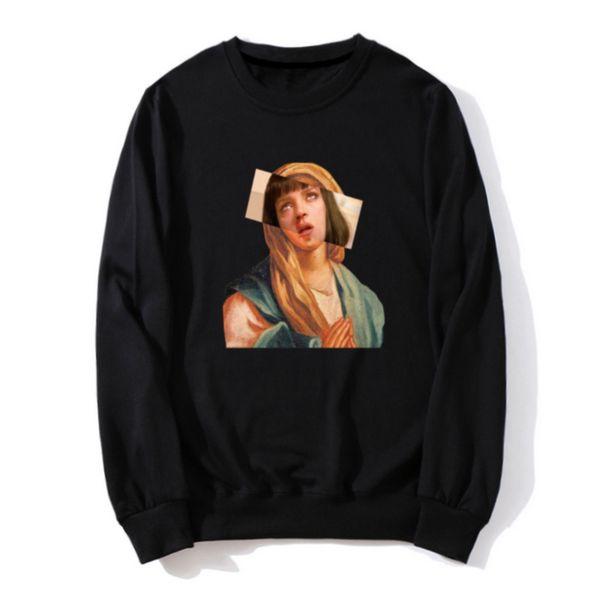virgin mary pulp fiction sweatshirt men new fashion brand hip hop printing vintage cotton thin casual sportswear man streetwear, Black
virgin mary pulp fiction sweatshirt men new fashion brand hip hop printing vintage cotton thin casual sportswear man streetwear, Black