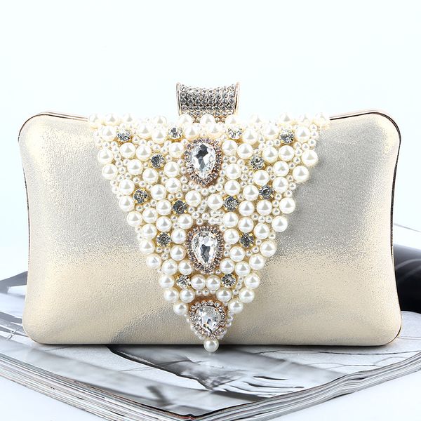 handbags bridal and lady wear golden shield good brand wellmade beaded diamond evening bag/clutch with satin for wedding/banquet/party/porm, Black
handbags bridal and lady wear golden shield good brand wellmade beaded diamond evening bag/clutch with satin for wedding/banquet/party/porm, Black