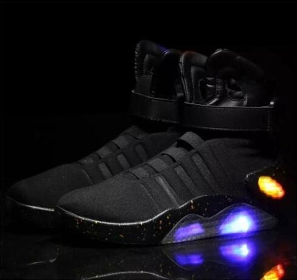 2019 air mag back to the future marty mcfly led men basketball shoes with led lights high marty mcfly sneakers black grey red colors
2019 air mag back to the future marty mcfly led men basketball shoes with led lights high marty mcfly sneakers black grey red colors