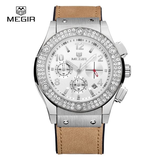 new arrivals new style factory direct megir meager mens watch womens watch three-eye waterproof sports fashion watch ing, Slivery;brown
new arrivals new style factory direct megir meager mens watch womens watch three-eye waterproof sports fashion watch ing, Slivery;brown