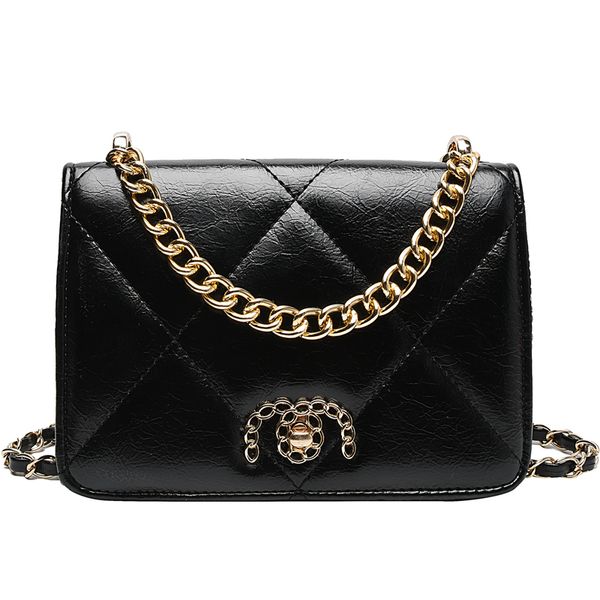 

191117 ivog new arrival everyday ladies small shoulder messenger handbag quilted chain fashion hand bags for women 2019