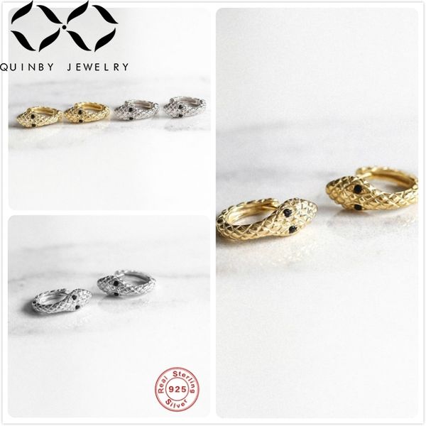 hoop & huggie real 925 silver earrings for women gold snake girl big ear bone piercing earring punk female animal aretes q5, Golden;silver
hoop & huggie real 925 silver earrings for women gold snake girl big ear bone piercing earring punk female animal aretes q5, Golden;silver