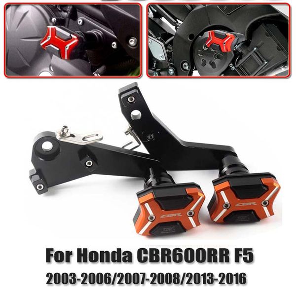 frame slider guards falling protection anti crash pads protector for cbr600rr f5 2003-2006 2007 2008 2013-2016
frame slider guards falling protection anti crash pads protector for cbr600rr f5 2003-2006 2007 2008 2013-2016